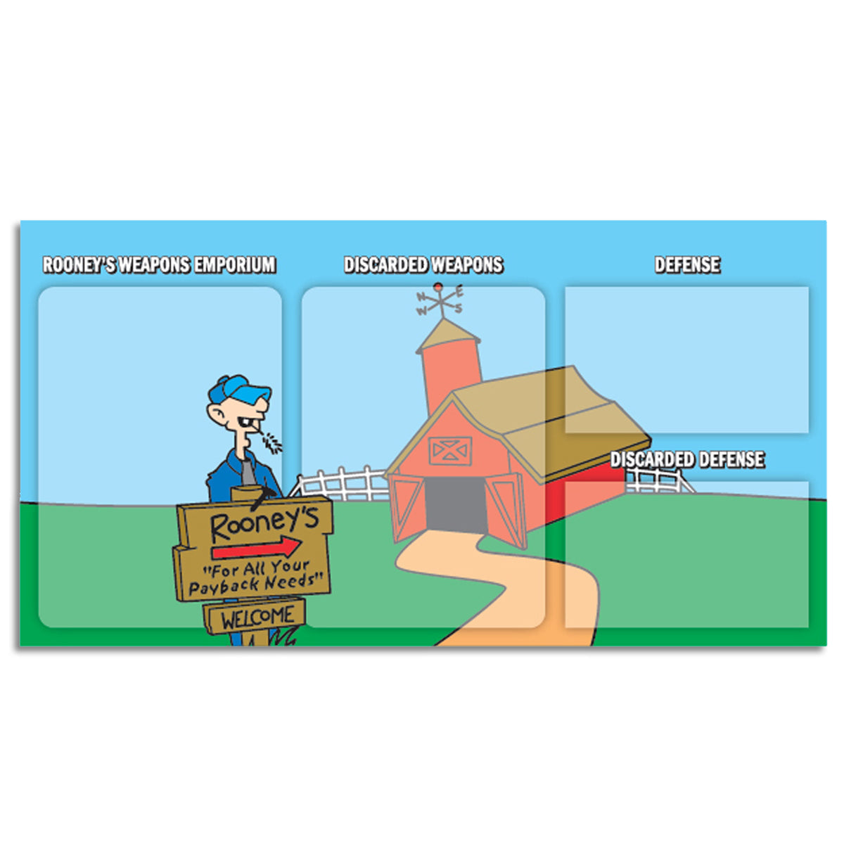 Killer Bunnies Quest Play Mats Card Game
