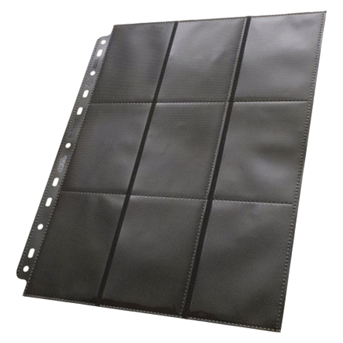 Ultimate Guard 18 Pocket Pages Side Loading Black 50ct