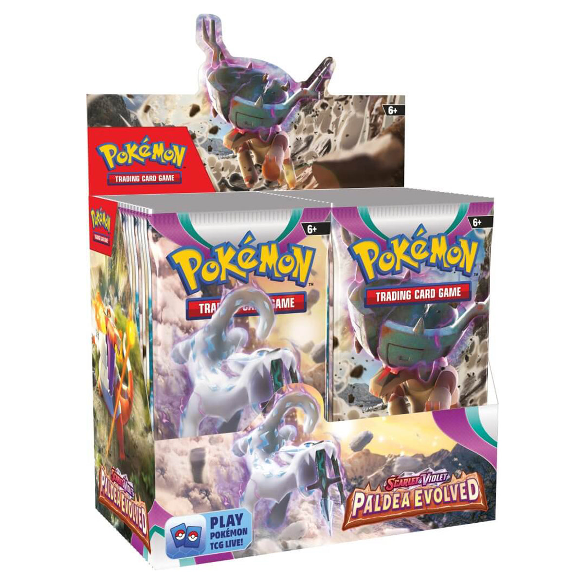 Scarlet & Violet 2 Paldea Evolved Booster Box X 6 POKEMON TCG