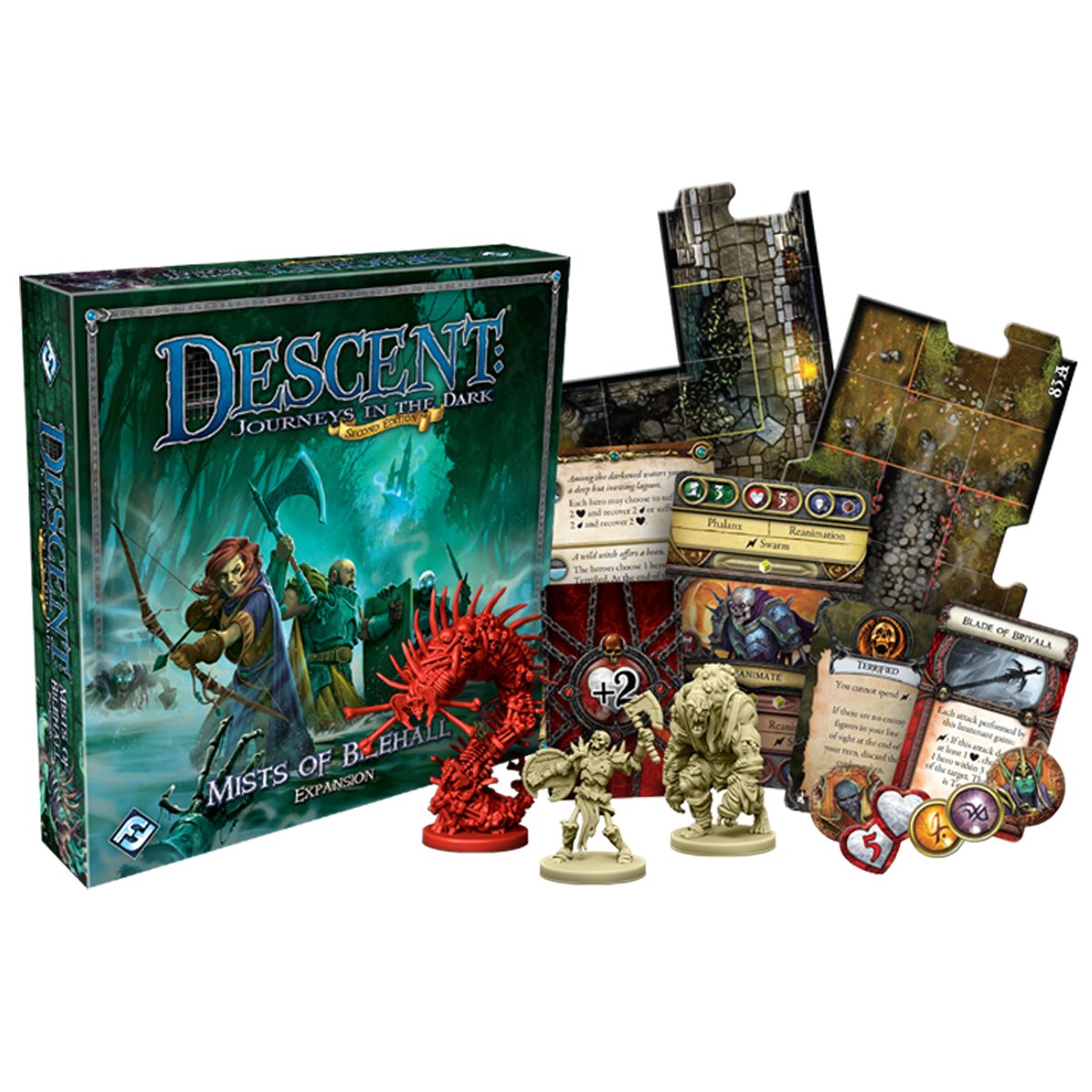 Descent 2nd Edition Mists of Bilehall Expansion