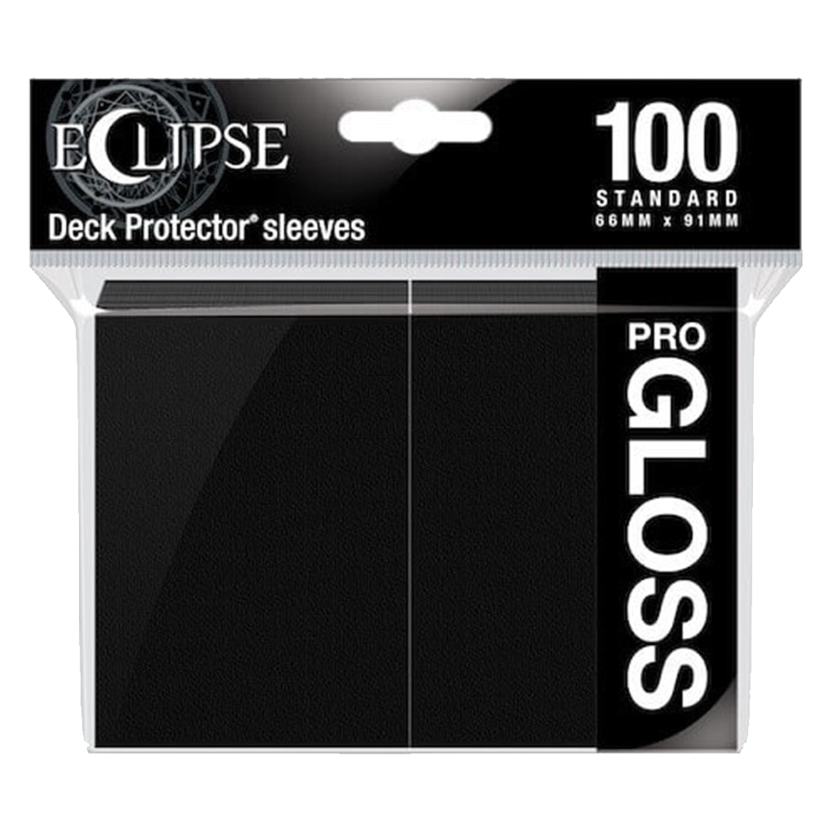 ULTRA PRO Deck Protector Standard Gloss 100ct Black Eclipse