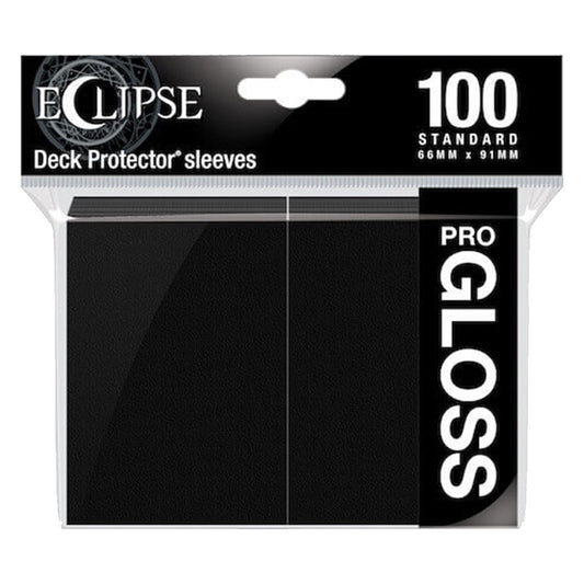 ULTRA PRO Deck Protector Standard Gloss 100ct Black Eclipse