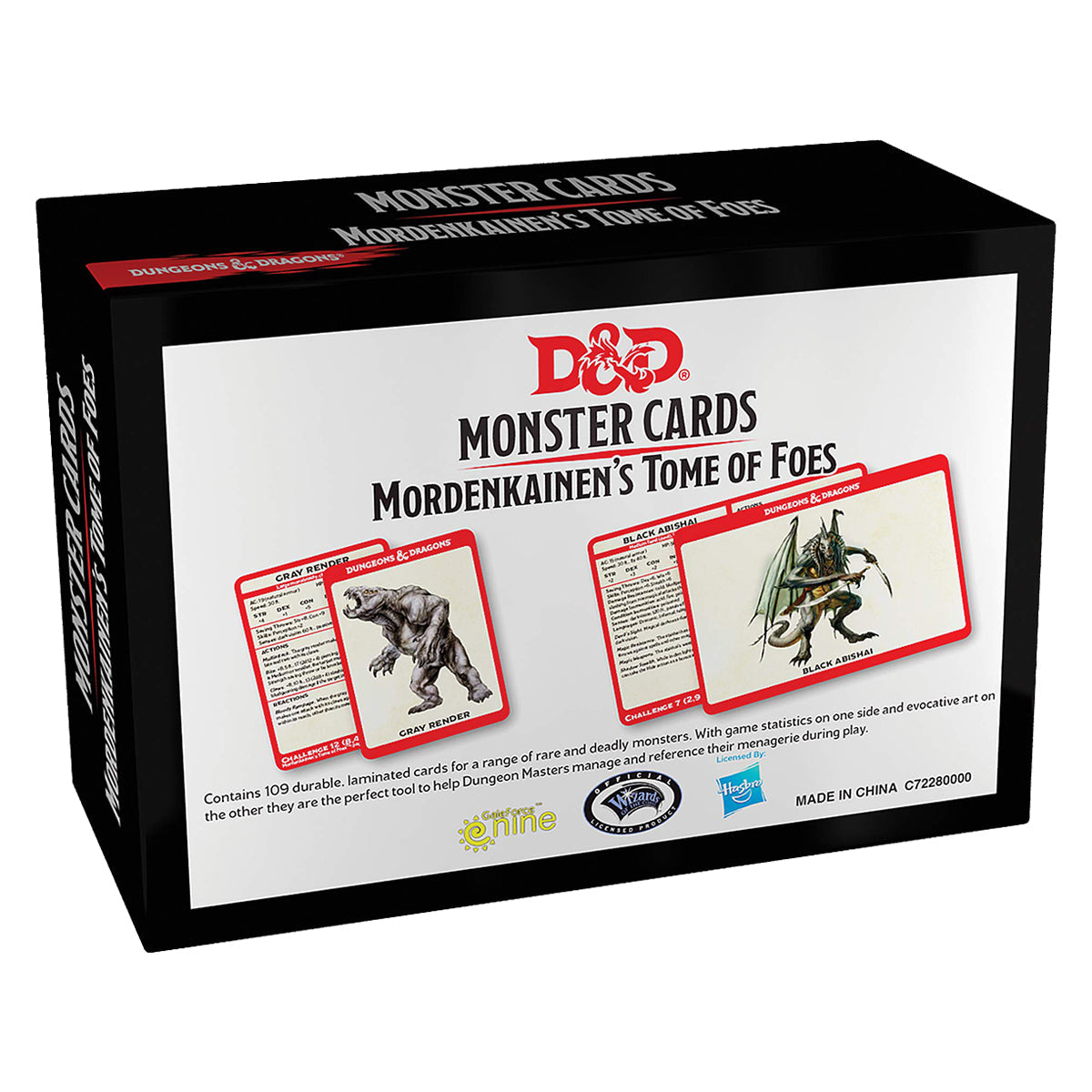 D&D Monster Cards Mordenkainens Tome of Foes