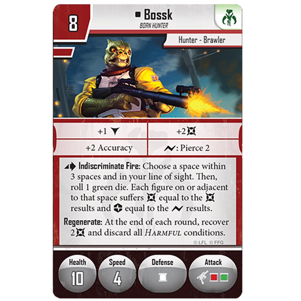 Star Wars Imperial Assault Bossk Expansion Board Game