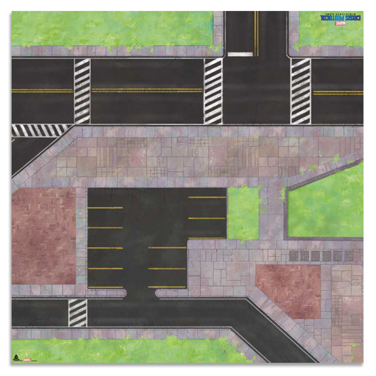 Marvel Crisis Protocol Miniatures Midtown Mayhem Game Mat