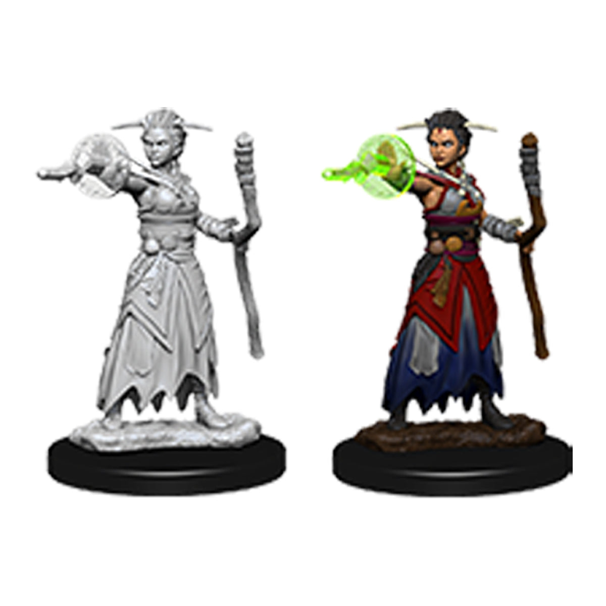D&D Nolzurs Marvelous Unpainted Miniatures Female Human Warlock