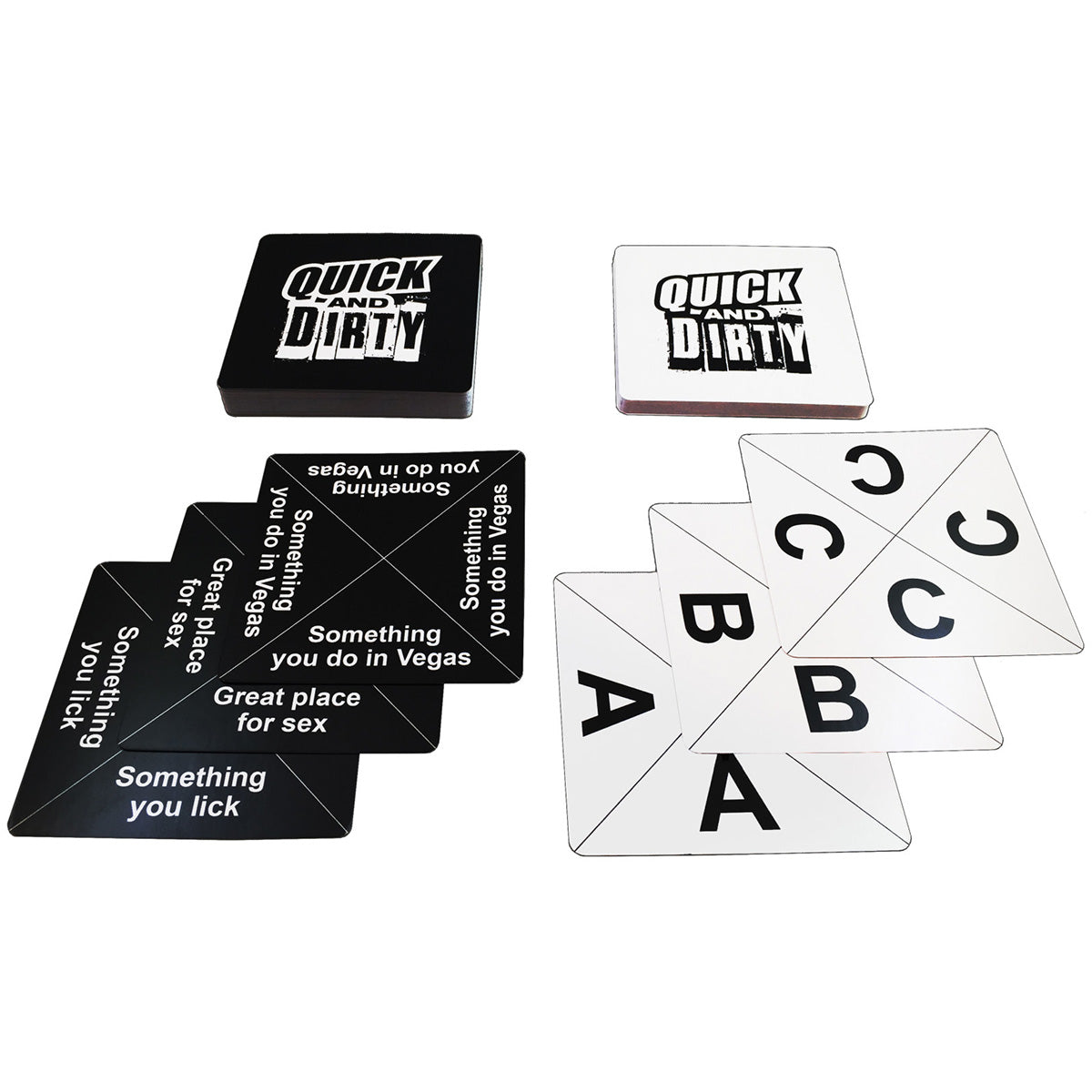 Quick and Dirty an Offensively Fun Party Game Black Edition