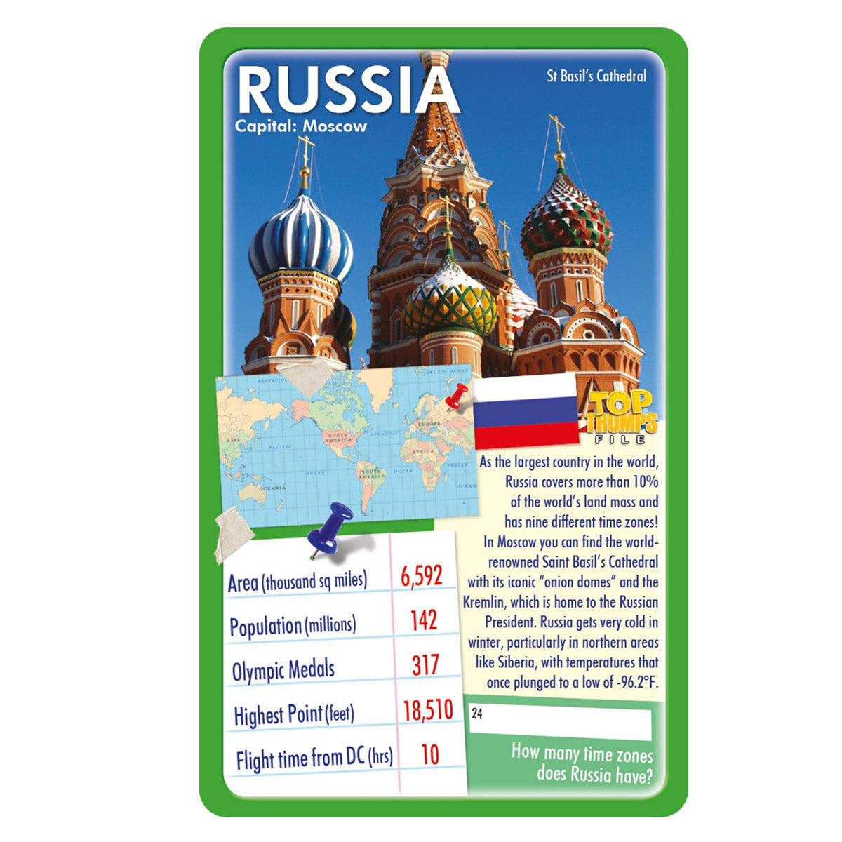 Top Trumps Countries of the World Card Game
