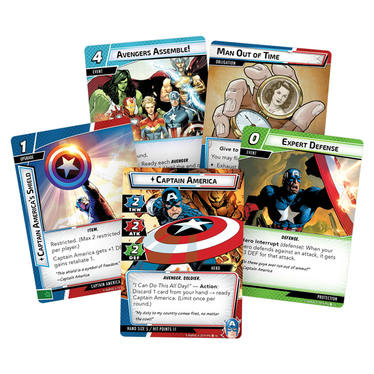 Marvel Champions LCG Captain America Hero Pack