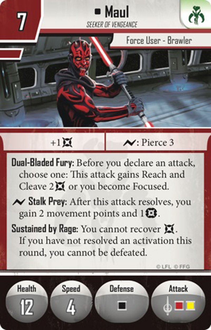 Star Wars Imperial Assault Maul Villain Pack
