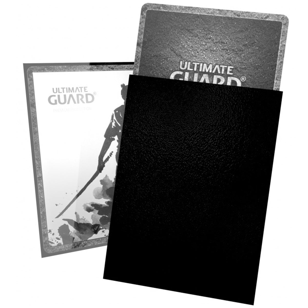 Ultimate Guard Katana Standard Size Sleeves 66 x 91mm Black 100ct