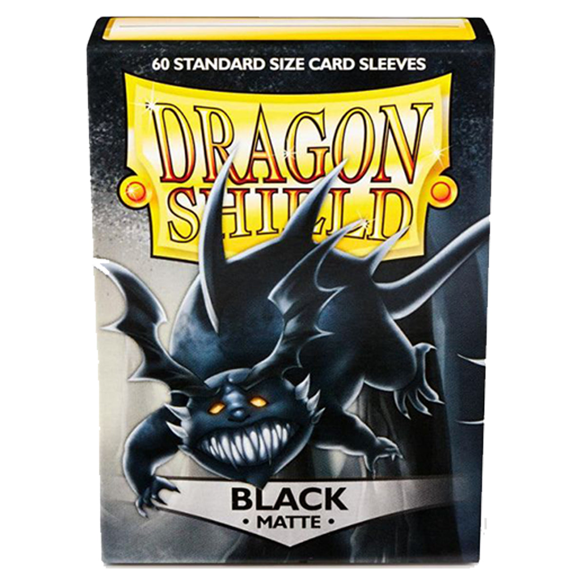 Dragon Shield Standard 60ct Black MATTE 63x88mm Sleeves