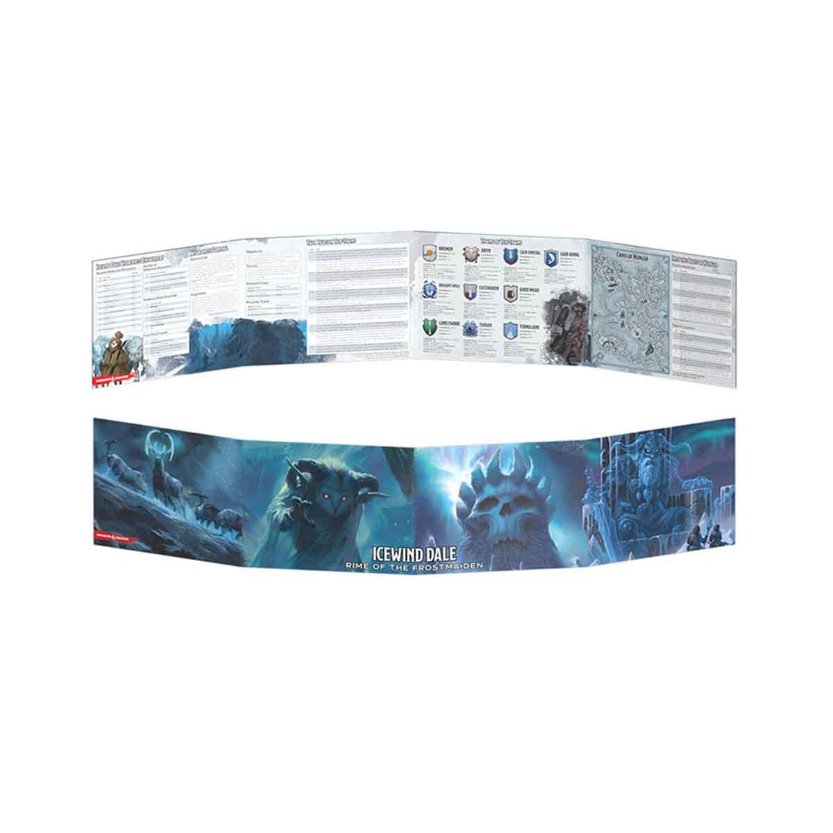 D&D Icewind Dale Rime of the Frostmaiden DM Screen