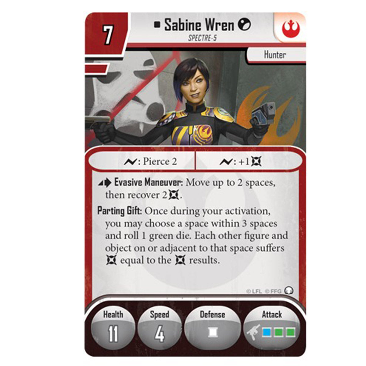 Star Wars Imperial Assault Sabine Wren and Zeb Orrelios Ally Pack