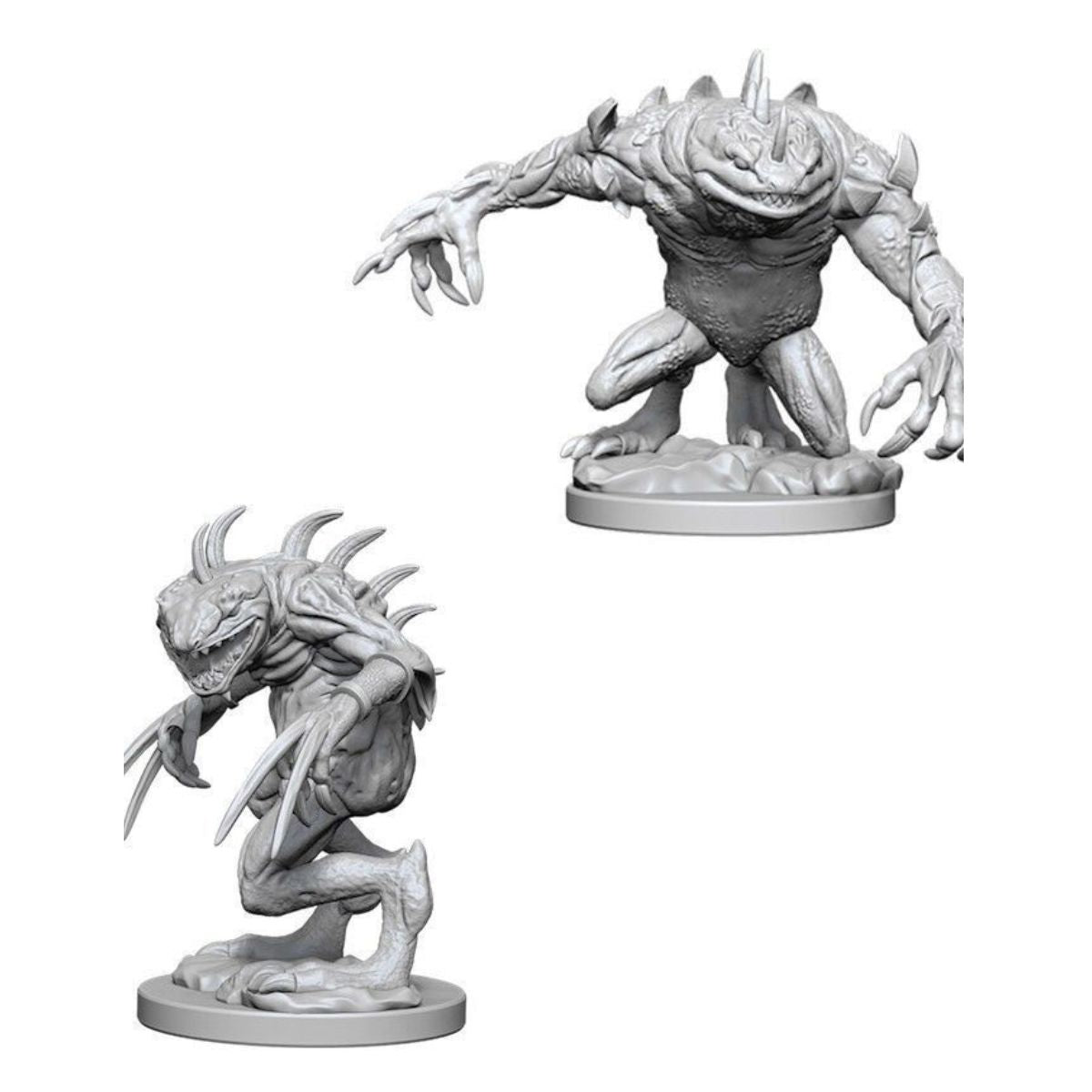 D&D Nolzurs Marvelous Unpainted Miniatures Grey Slaad & Death Slaad