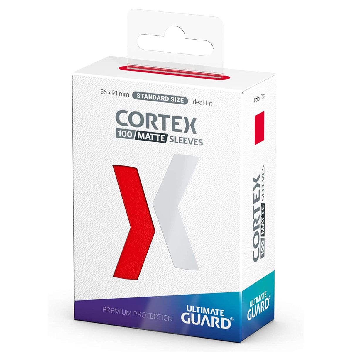 Ultimate Guard Cortex Sleeves Standard Size Matte Red 100ct