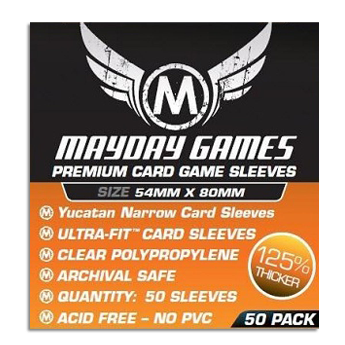 Mayday Premium Yucatan Narrow Card Game Sleeves 50ct 54 X 80 Twilight Imperium