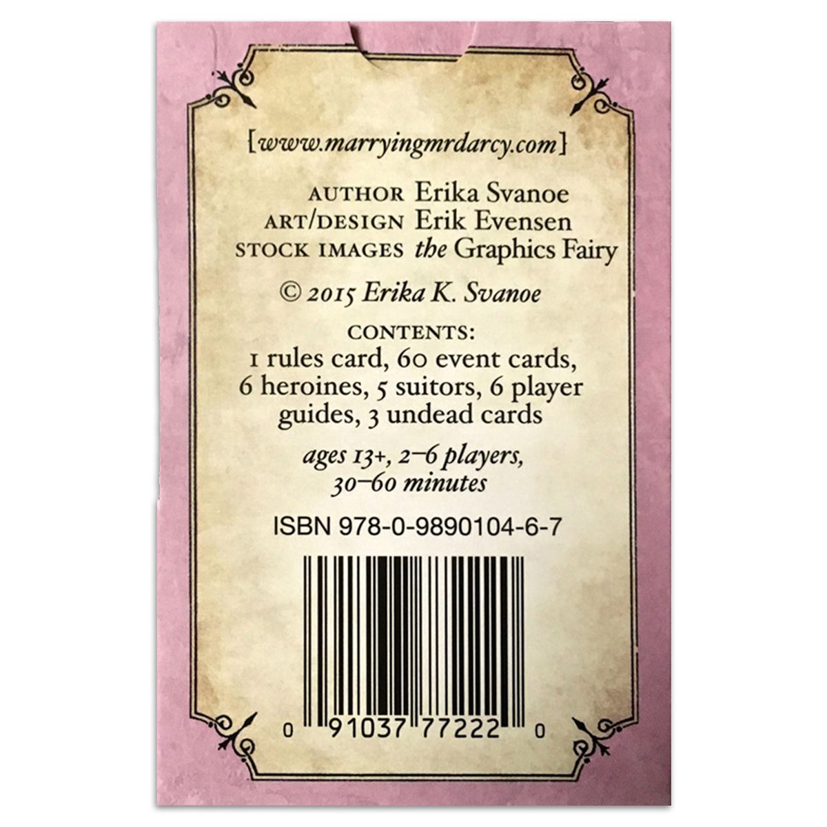 Marrying Mr Darcy Emma Expansion Card game