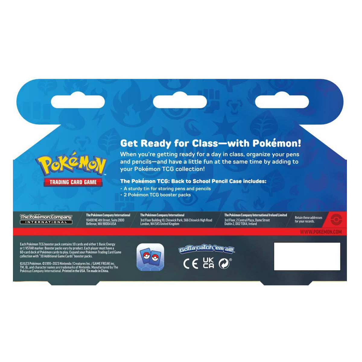 Pencil Tins (Pair) POKEMON TCG
