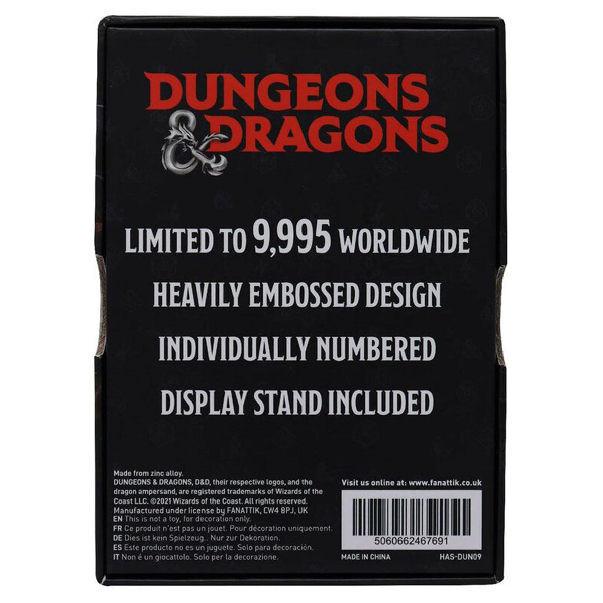 D&D Dungeons & Dragons Monster Manual Ingot