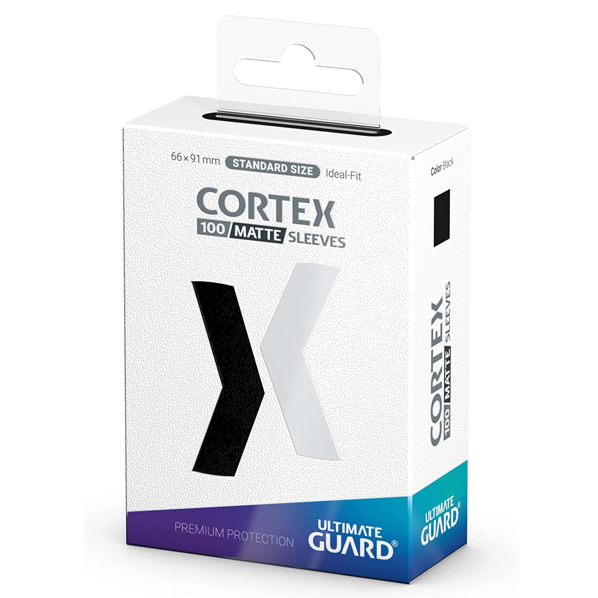 Ultimate Guard Cortex Sleeves Standard Size Matte Black 100ct
