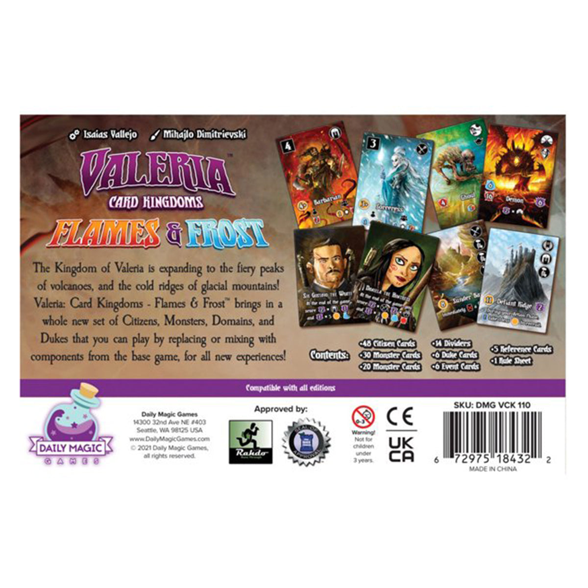 VALERIA CARD KINGDOMS FLAMES & FROST