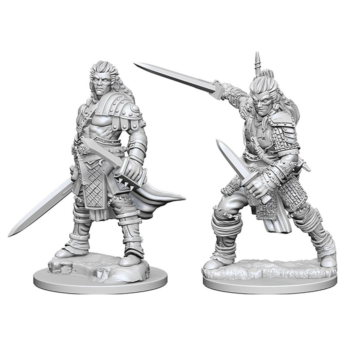 Pathfinder Deep Cuts Unpainted Miniatures Human Male Fighter