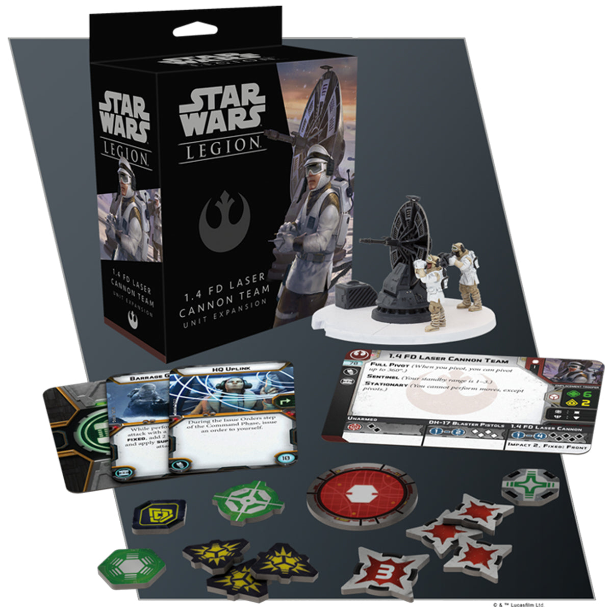 Star Wars Legion 1.4 FD Laser Cannon Team Unit Expansion