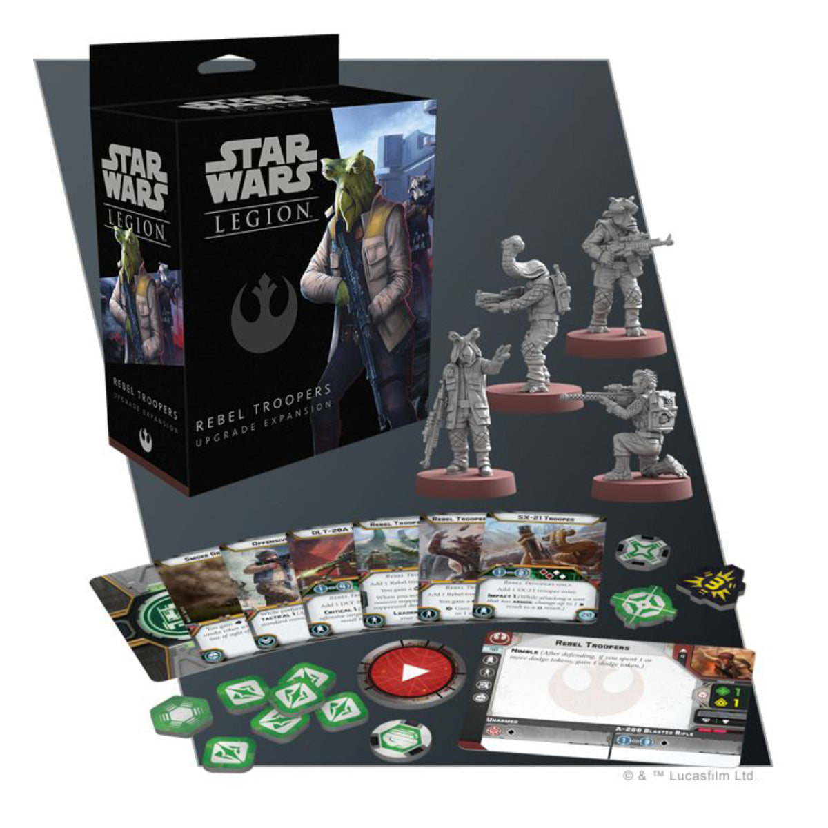 Star Wars Legion Rebel Troopers Upgrade Expansion