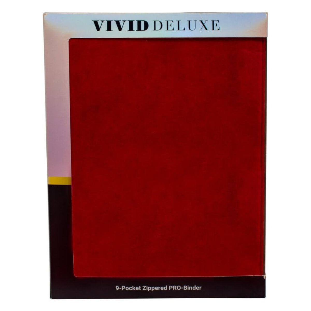 ULTRA PRO BINDER - Vivid Deluxe 9-Pocket Zippered PRO-Binder DELUXE Red