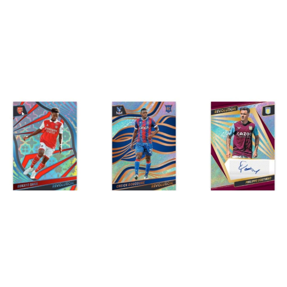 Soccer - 2022/23 Revolution Soccer Trading Cards (Display of 8)
