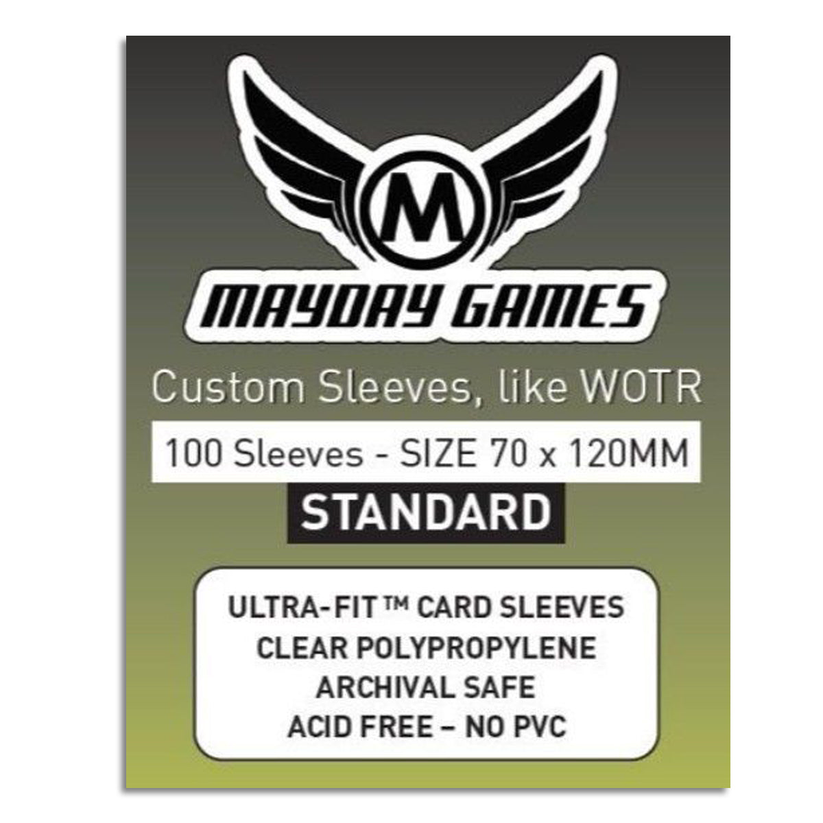 Mayday Standard Sleeves Pack of 100 70 X 120 MM Time Stories
