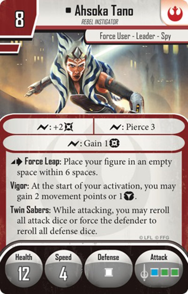 Star Wars Imperial Assault Ahsoka Tano Ally Pack
