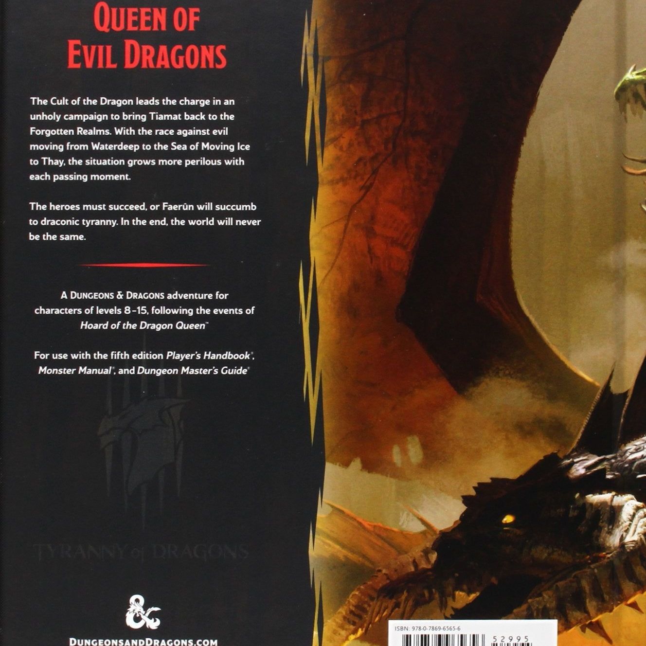 D&D Dungeons & Dragons Adventure The Rise of Tiamat