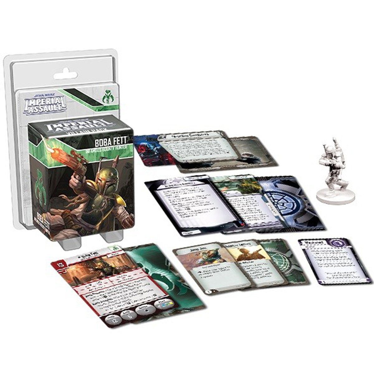 Star Wars Imperial Assault Boba Fett Villain Pack Expansion Board Game