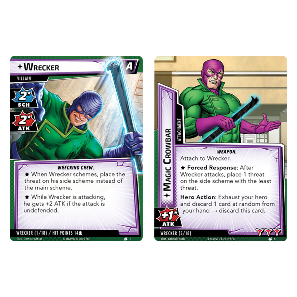 Marvel Champions LCG The Wrecking Crew Scenario Pack