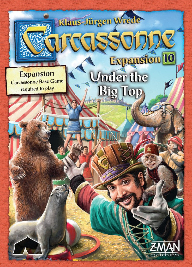 Carcassonne #10 Under the Big Top Expansion Board Game