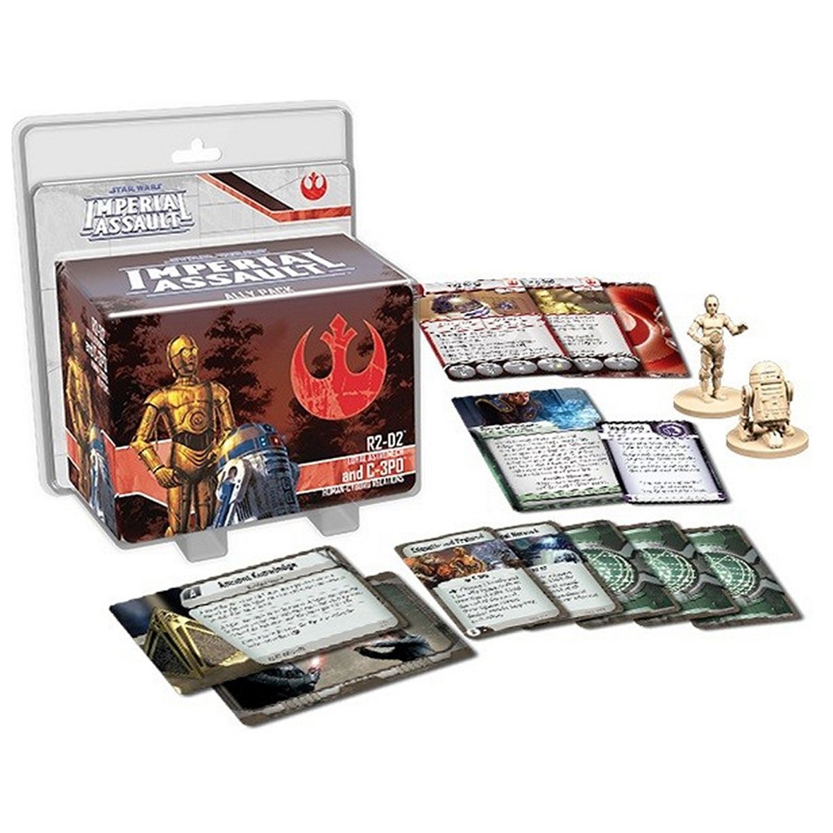Star Wars Imperial Assault R2-D2 and C-3PO Ally Pack Expansion Board Game