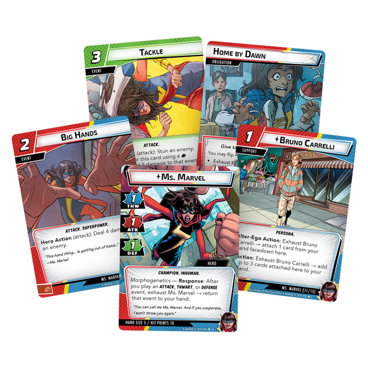 Marvel Champions LCG Ms Marvel Hero Pack