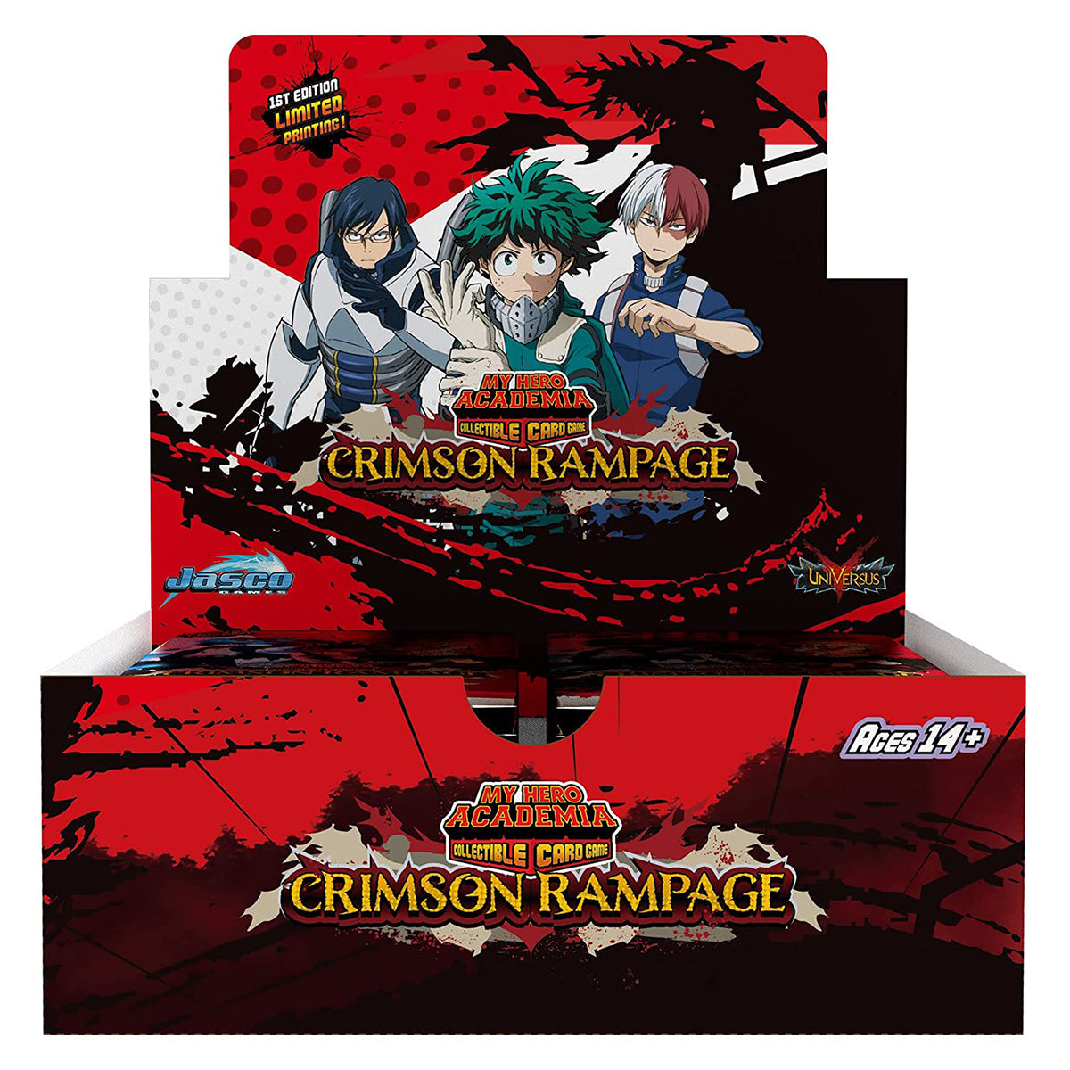 Crimson Rampage Booster Box 1st Edition My Hero Academia CCG