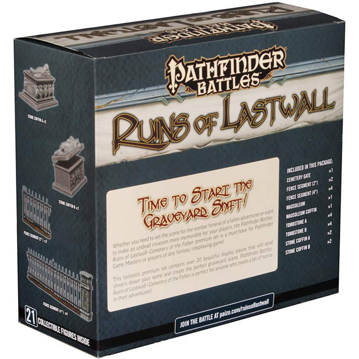 Pathfinder Battles Ruins of Lastwall Cemetery of the Fallen Premium Set