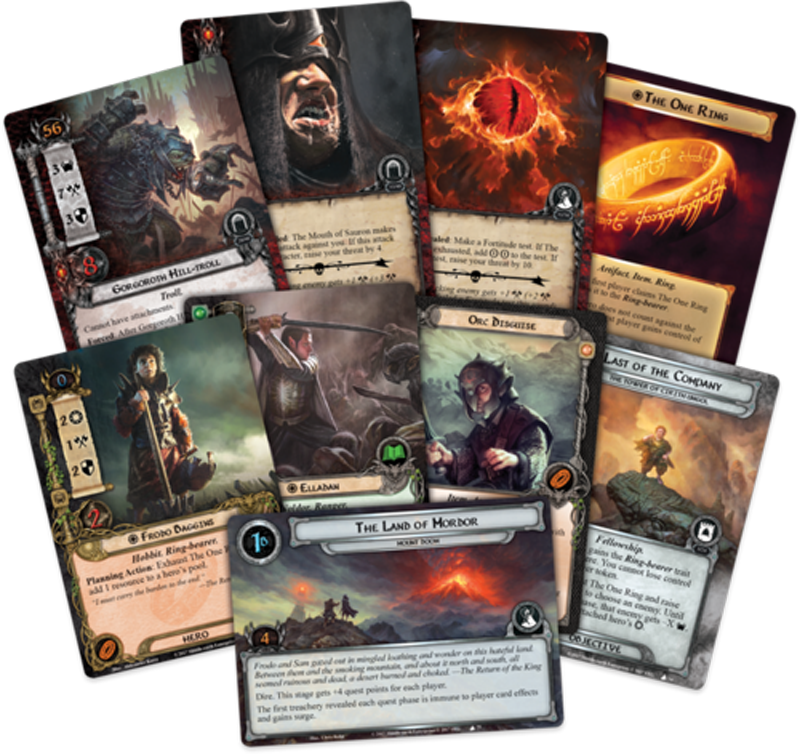 Lord of the Rings LCG The Mountain of Fire Expansion