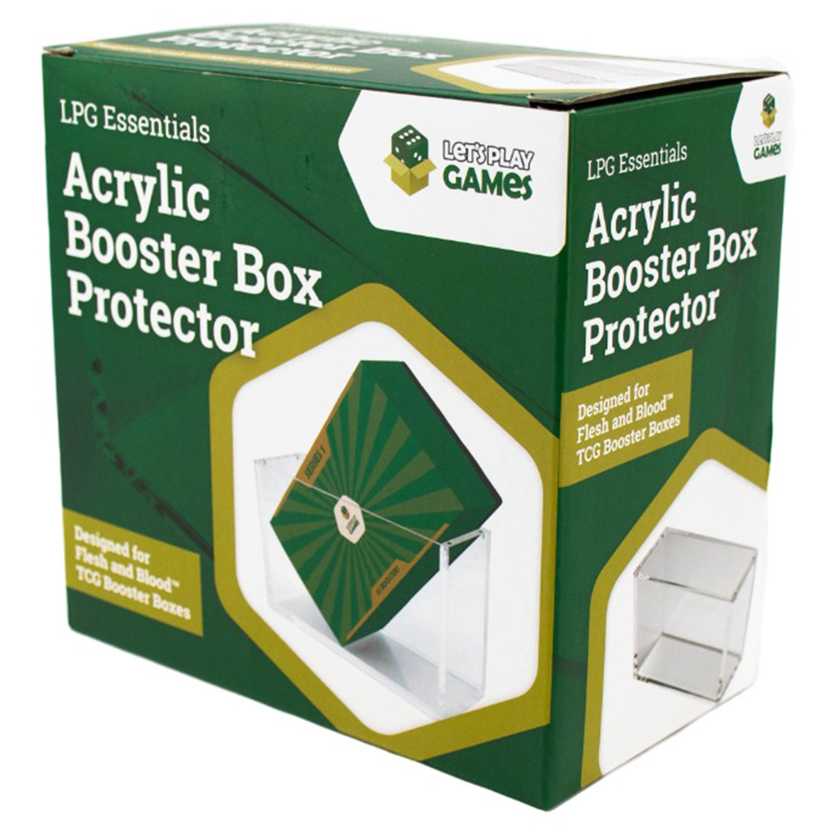 LPG Acrylic Booster Box Protector - Flesh and Blood Booster Box Size
