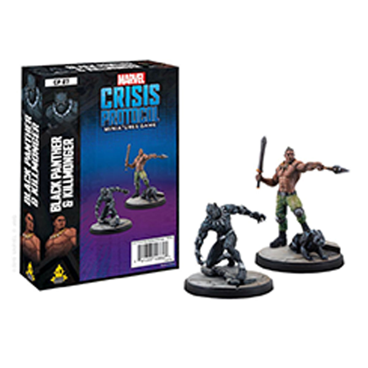 Marvel Crisis Protocol Miniatures Game Black Panther and Killmonger Expansion