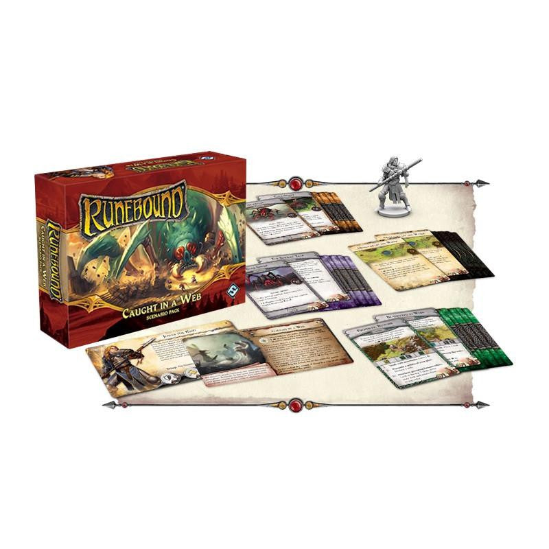 Runebound 3rd Edition Caught in a Web Scenario Pack Board Game
