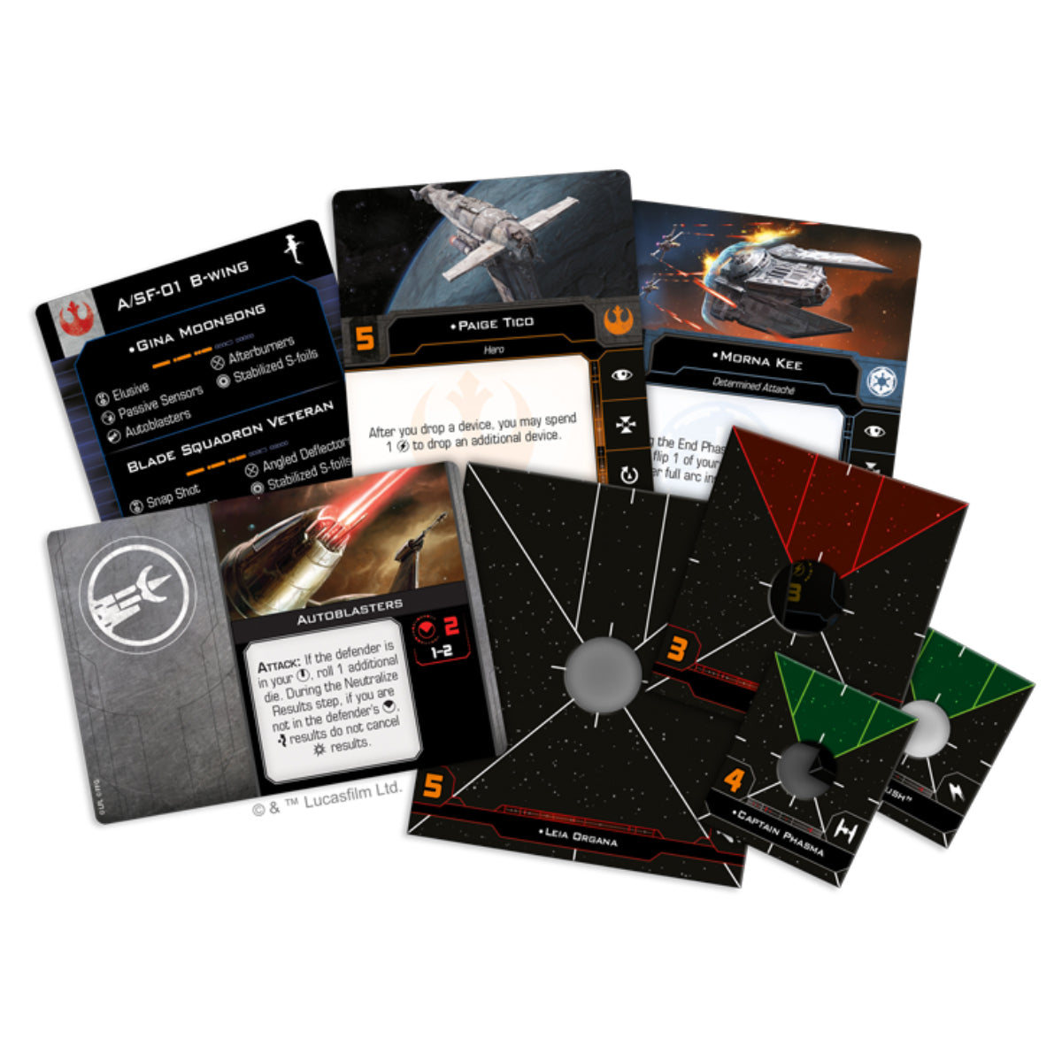 Star Wars X Wing 2nd Edition Hotshots and Aces Reinforcements Pack