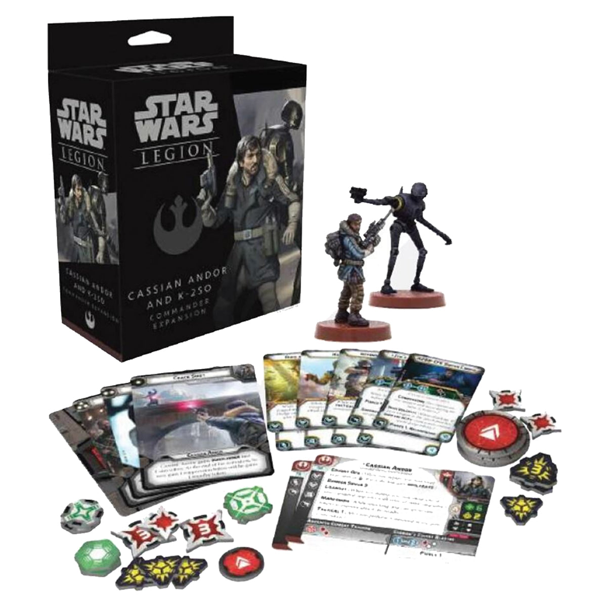 Star Wars Legion Cassian Andor and K 2SO Commander Expansion