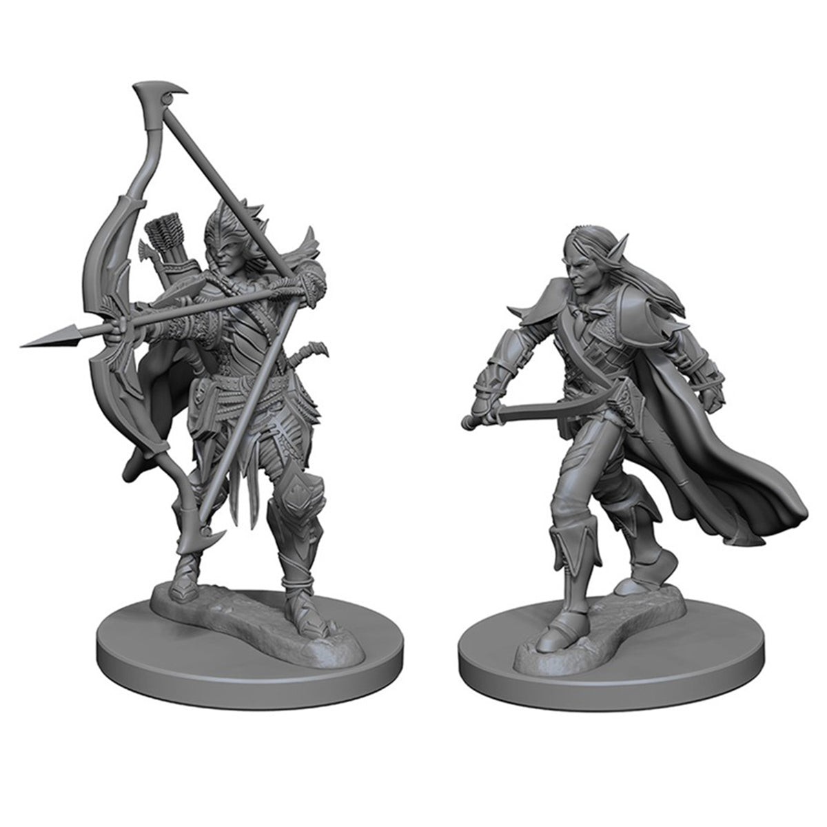 Pathfinder Deep Cuts Unpainted Miniatures Elf Male Fighter