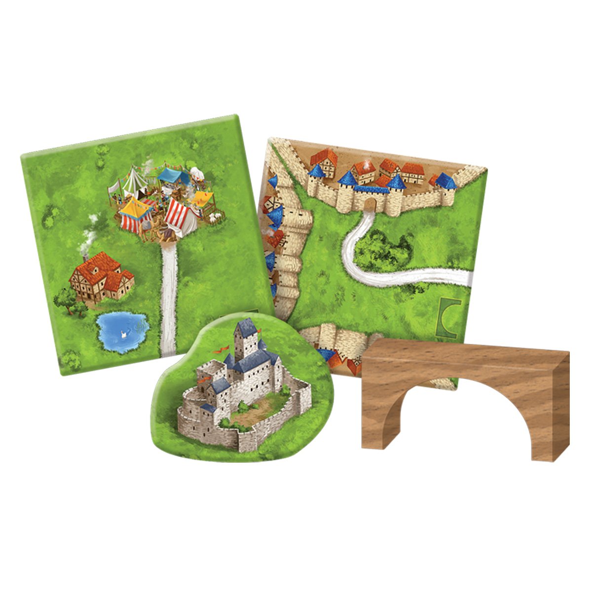 Carcassonne Expansion 8 Bridges, Castles and Bazaars