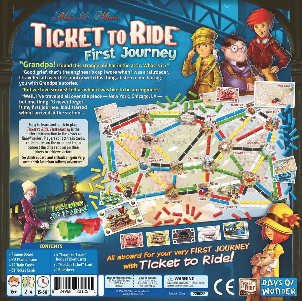Ticket To Ride First Journey